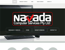 Tablet Screenshot of navada.com.au